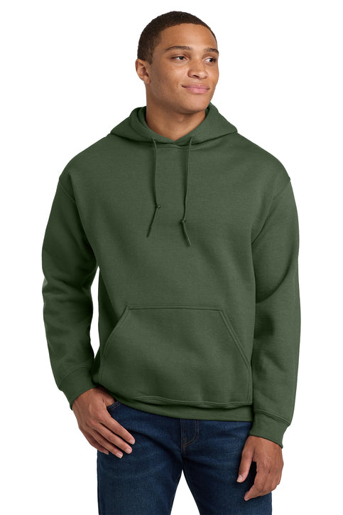 Gildan Heavy Blend Hooded Sweatshirt (18500) - Military Green