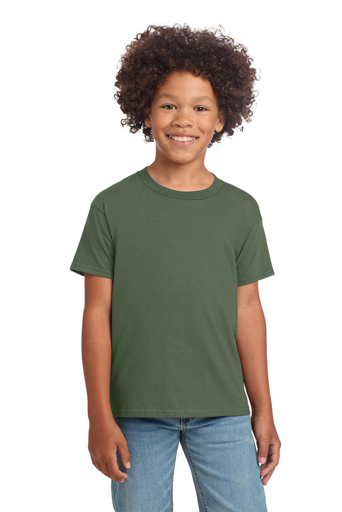 Gildan Youth Softstyle Tee (64000B) - Military Green