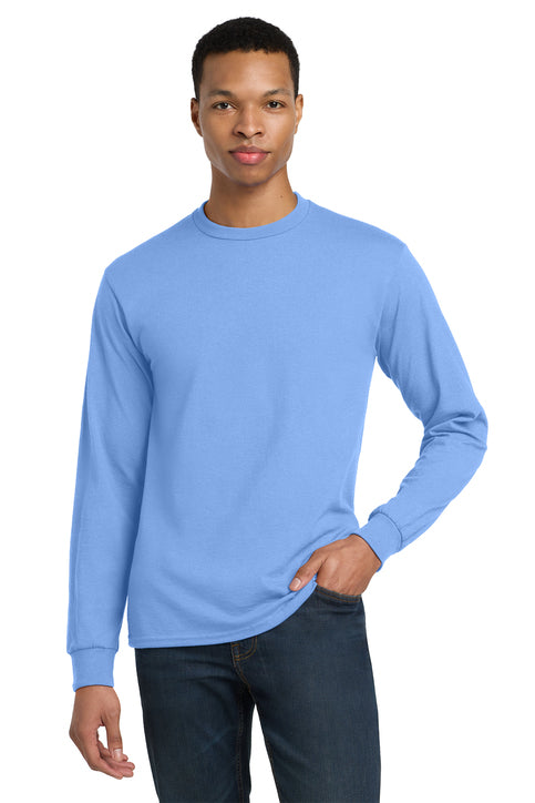 Gildan DryBlend 50/50 Long Sleeve Tee (8400) - Carolina Blue