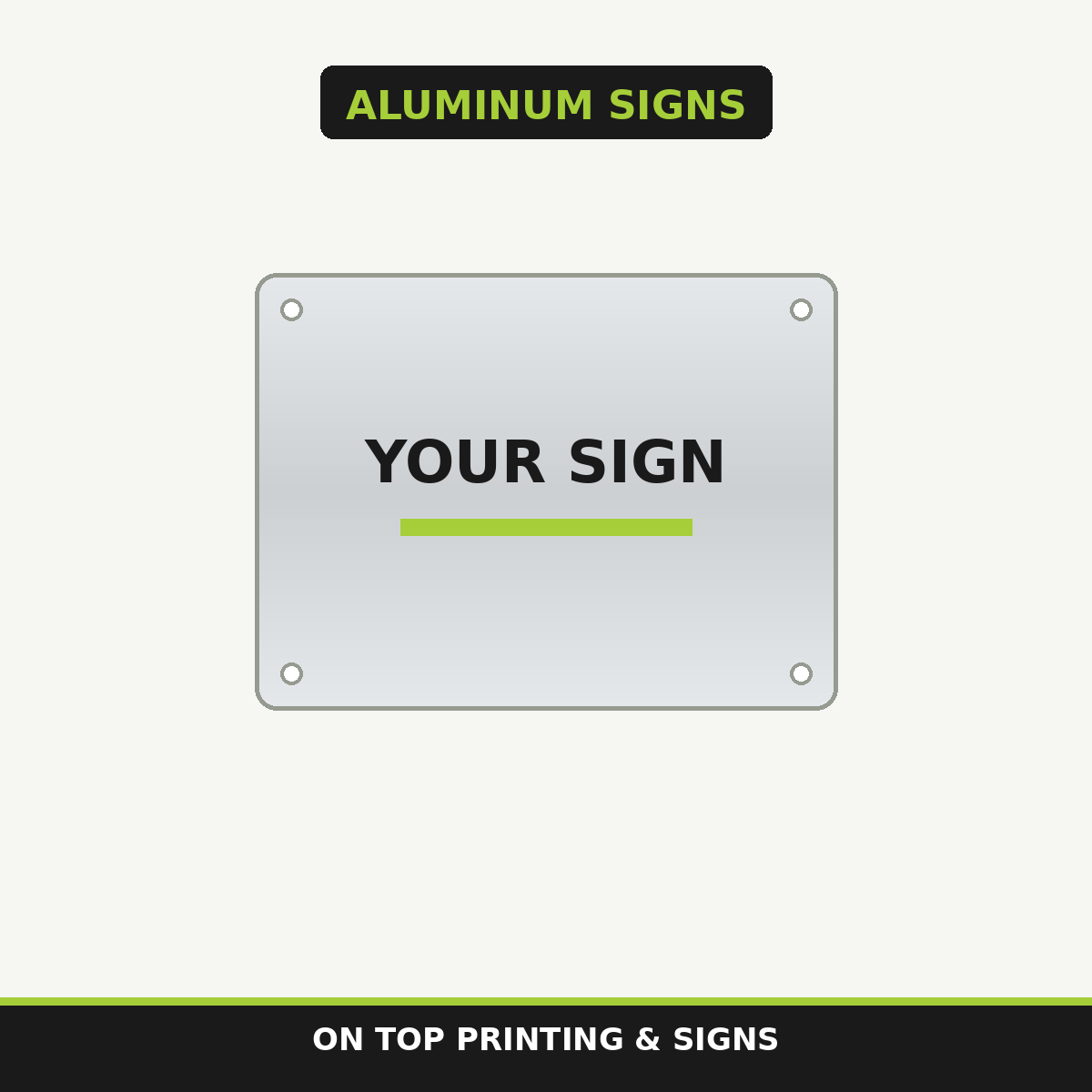 Aluminum Signs