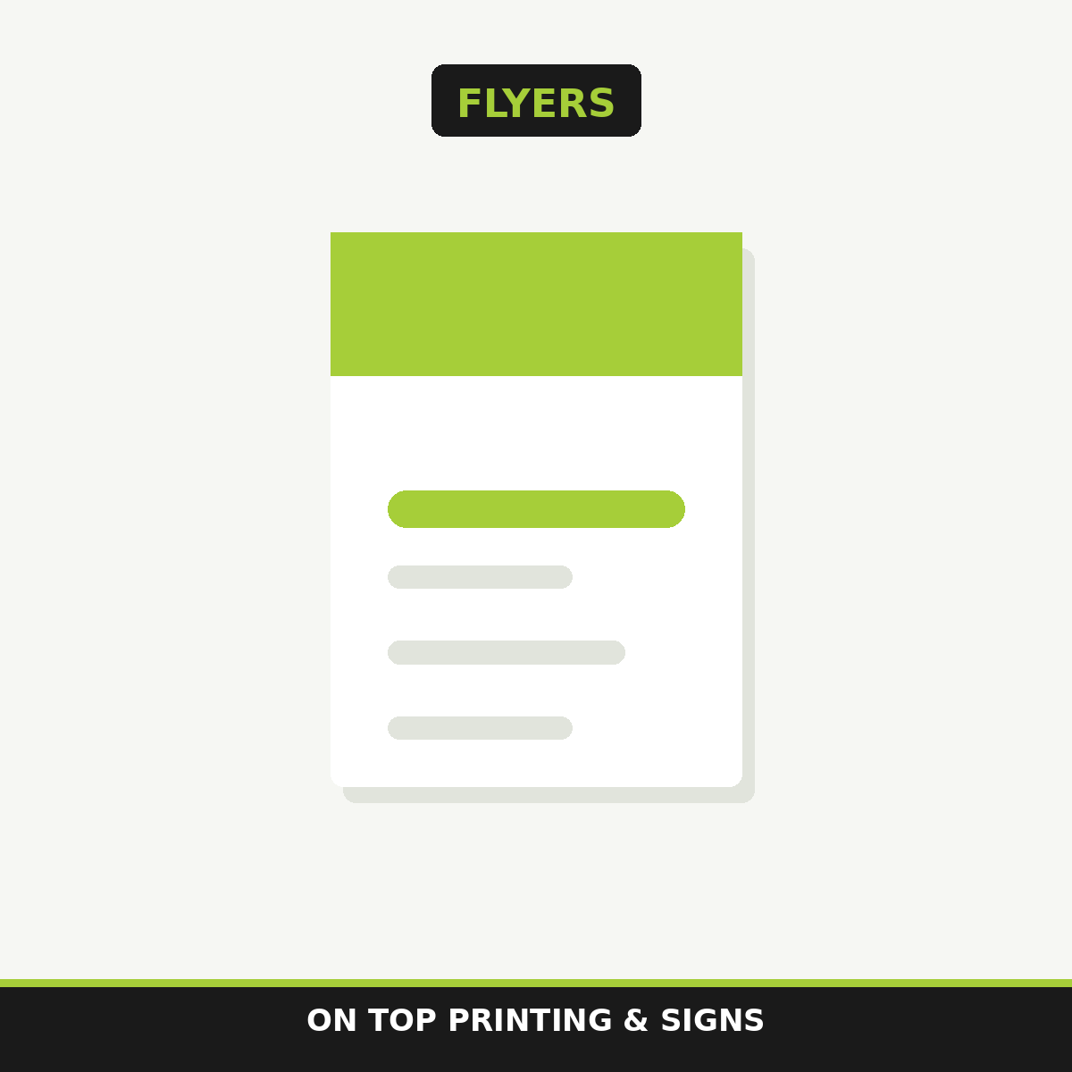 Custom Flyers