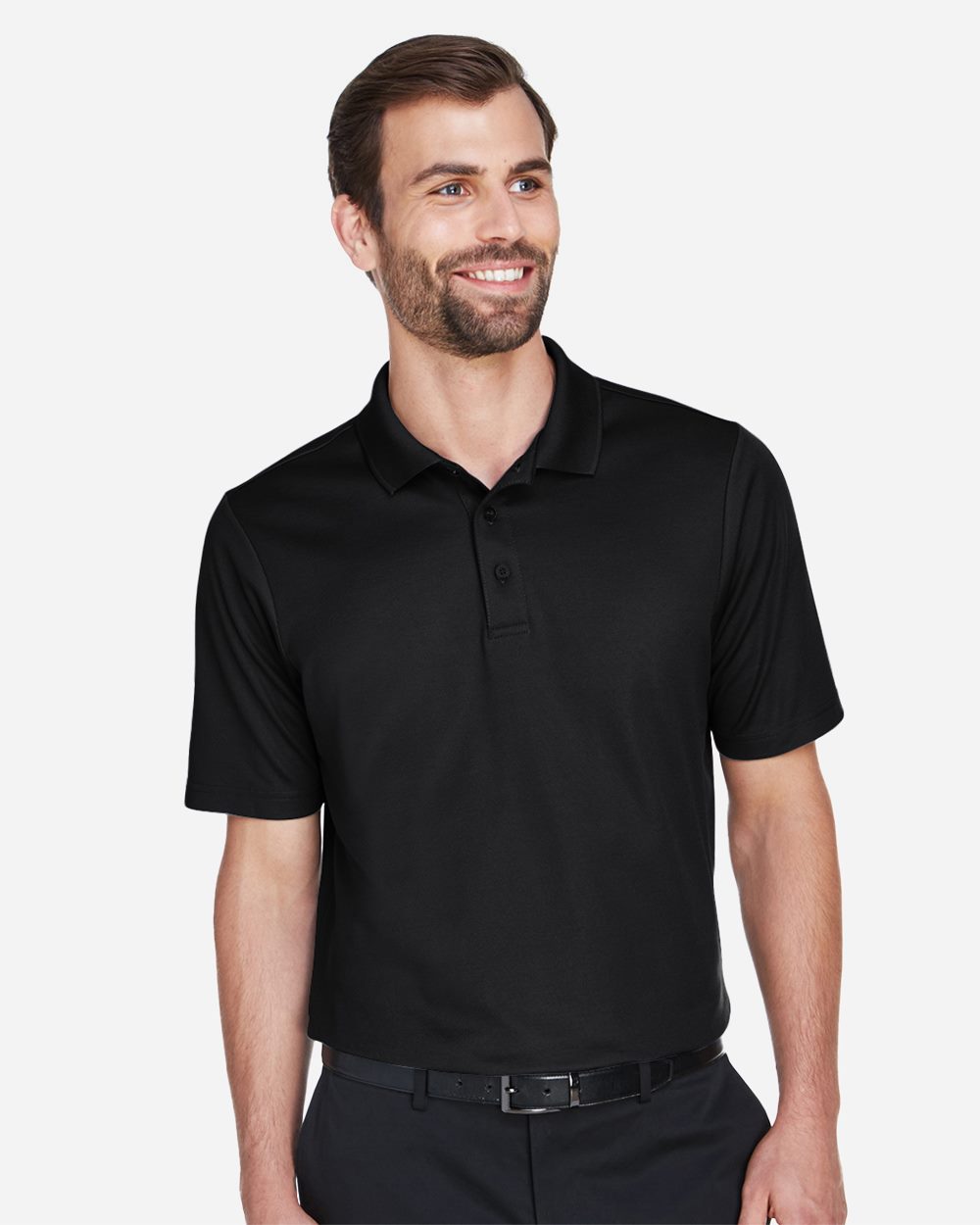 Devon & Jones CrownLux Polo on model