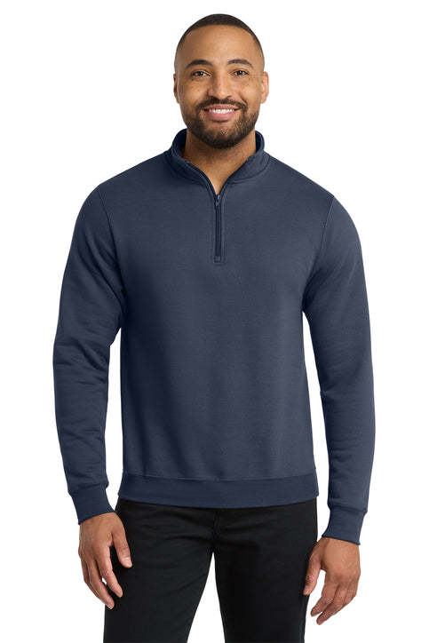 Port & Company Core Fleece 1/4-Zip Pullover Sweatshirt (PC78Q) - Navy