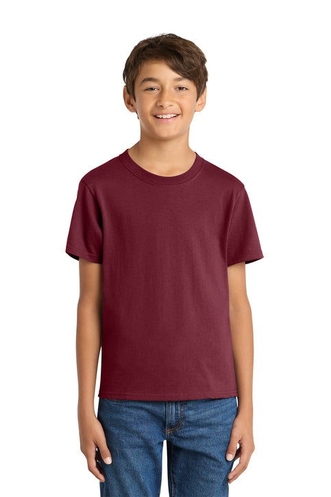 Port & Company Youth Core Cotton Tee (PC54Y) - Cardinal