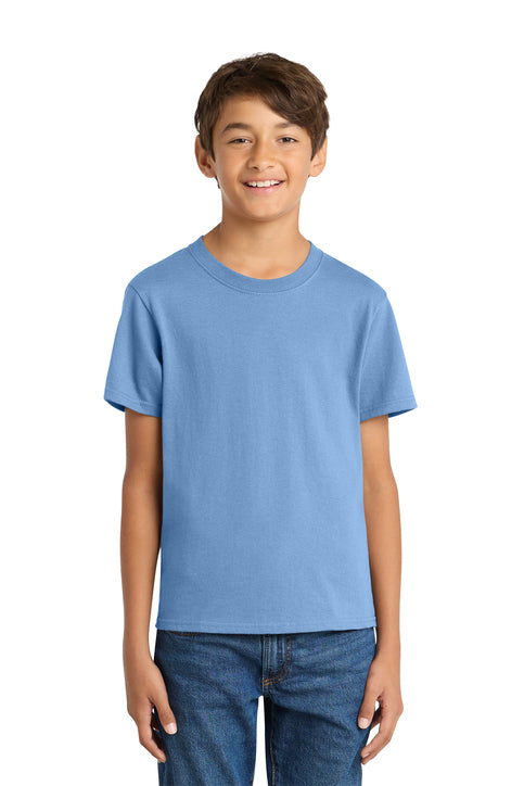 Port & Company Youth Core Cotton Tee (PC54Y) - Carolina Blue