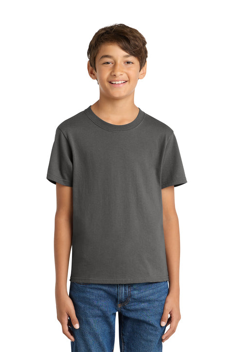 Port & Company Youth Core Cotton Tee (PC54Y) - Charcoal