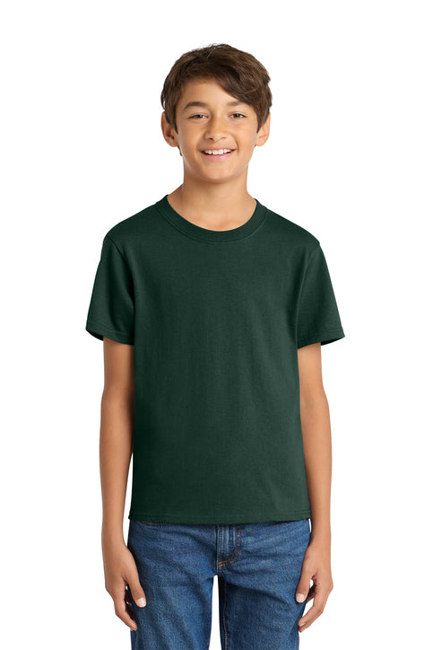 Port & Company Youth Core Cotton Tee (PC54Y) - Dark Green