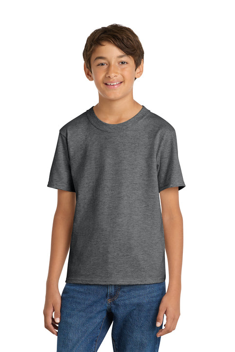 Port & Company Youth Core Cotton Tee (PC54Y) - Graphite Heather