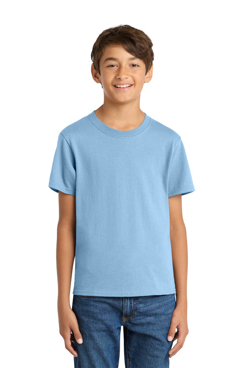 Port & Company Youth Core Cotton Tee (PC54Y) - Light Blue