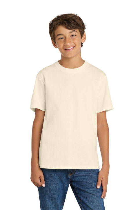 Port & Company Youth Core Cotton Tee (PC54Y) - Natural