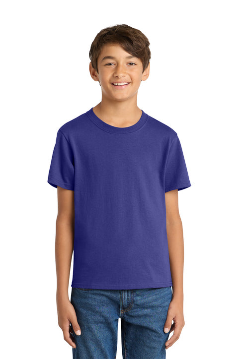 Port & Company Youth Core Cotton Tee (PC54Y) - Purple