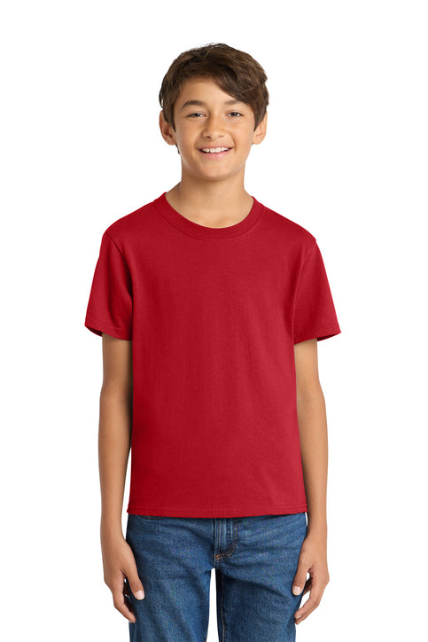 Port & Company Youth Core Cotton Tee (PC54Y) - Red