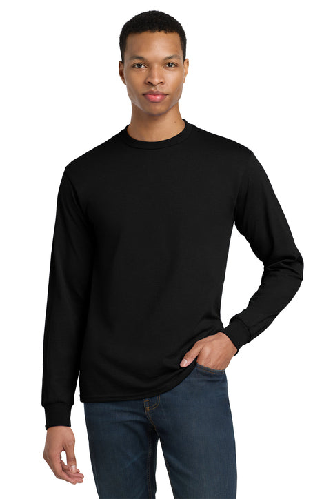 Gildan DryBlend 50/50 Long Sleeve Tee (8400) - Black