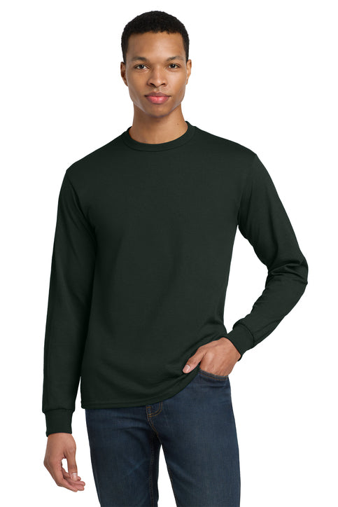 Gildan DryBlend 50/50 Long Sleeve Tee (8400) - Forest Green