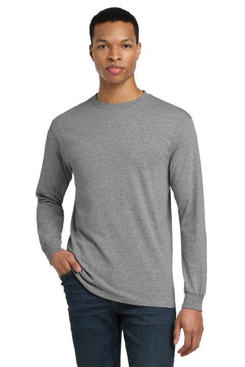 Gildan DryBlend 50/50 Long Sleeve Tee (8400) - Graphite Heather