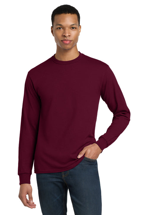 Gildan DryBlend 50/50 Long Sleeve Tee (8400) - Maroon