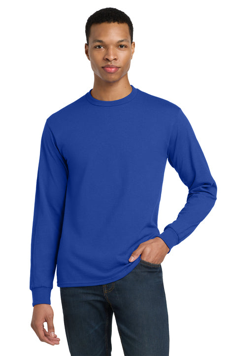 Gildan DryBlend 50/50 Long Sleeve Tee (8400) - Royal