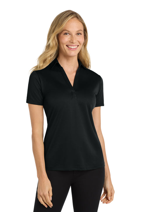 Port Authority Women's Silk Touch Performance Polo (L540) - Black