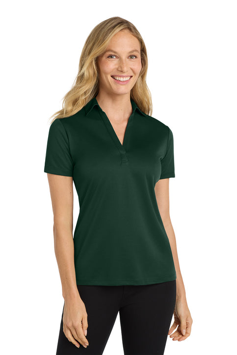 Port Authority Women's Silk Touch Performance Polo (L540) - Dark Green