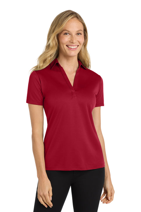 Port Authority Women's Silk Touch Performance Polo (L540) - Red