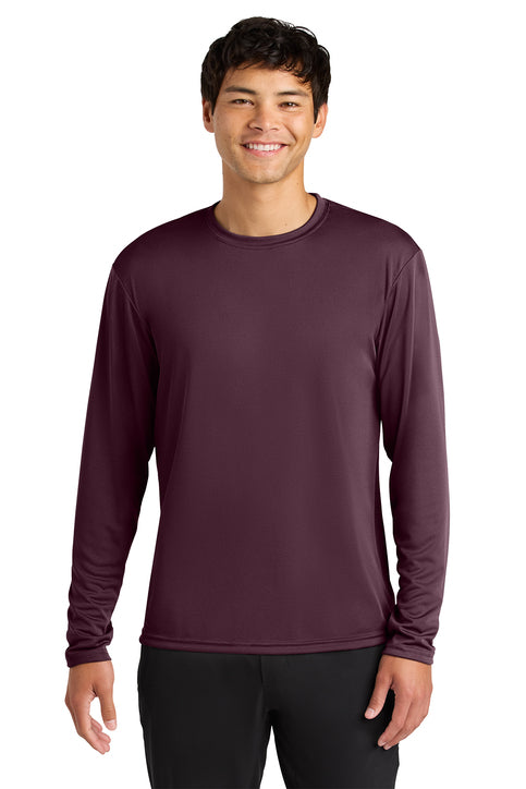 A4 Cooling Performance Long Sleeve Tee (A4N3165) - Maroon