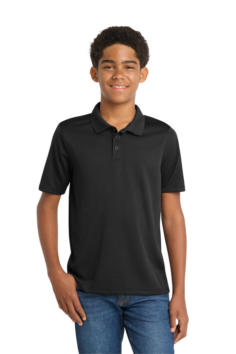 Sport-Tek Youth PosiCharge RacerMesh Polo (YST640) - Black
