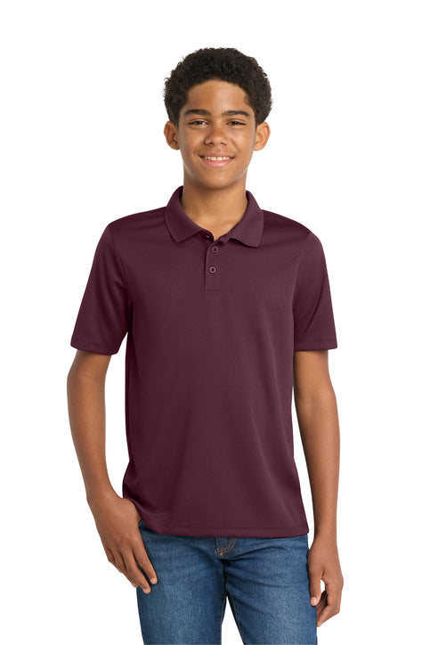 Sport-Tek Youth PosiCharge RacerMesh Polo (YST640) - Maroon