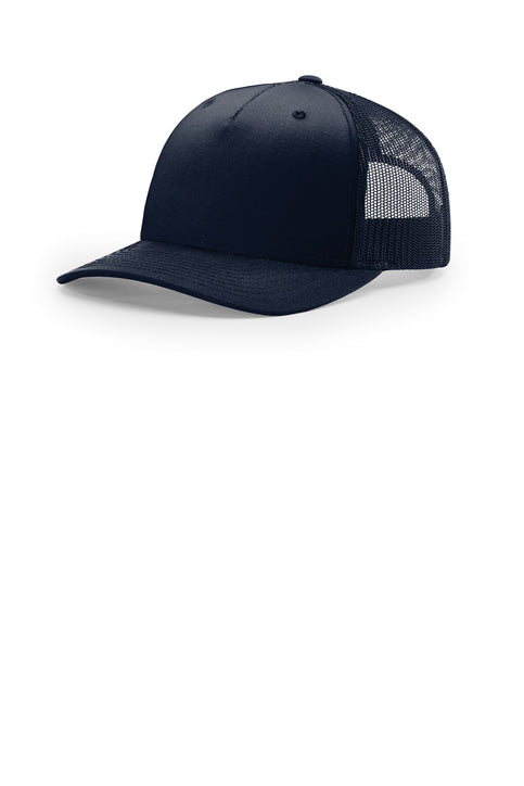 Richardson Five-Panel Trucker Cap (195) - Navy