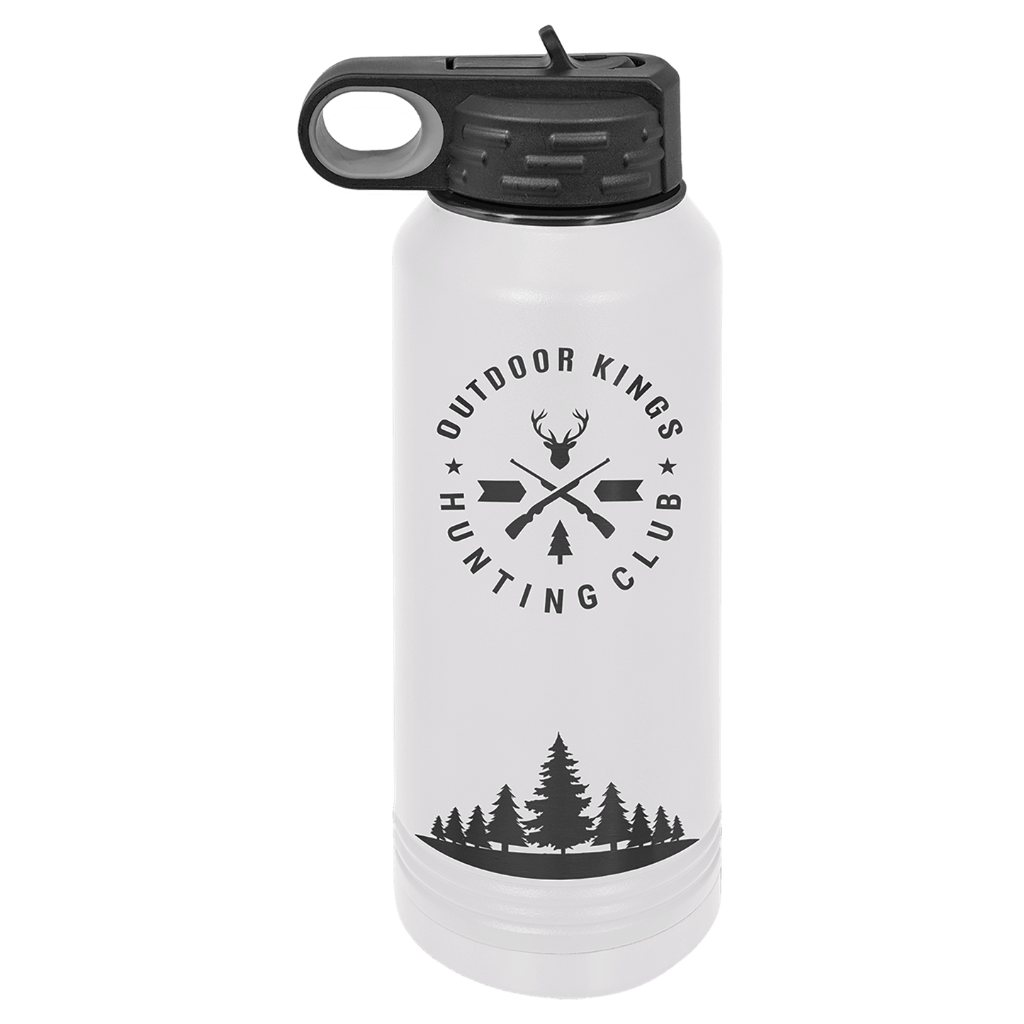Polar Camel Water Bottle 32 oz — White/Ghost