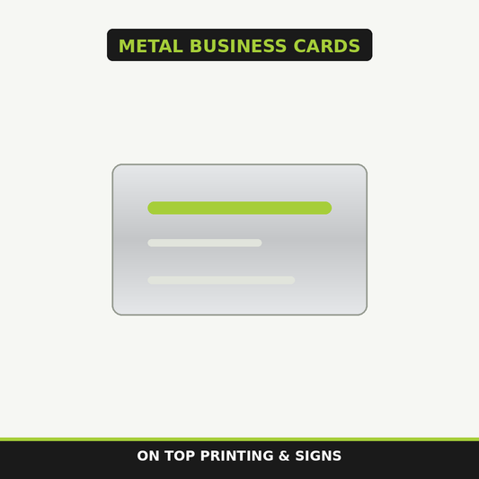 Metal Business Cards