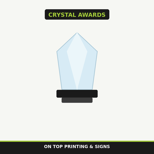 Crystal Octagon on Pedestal
