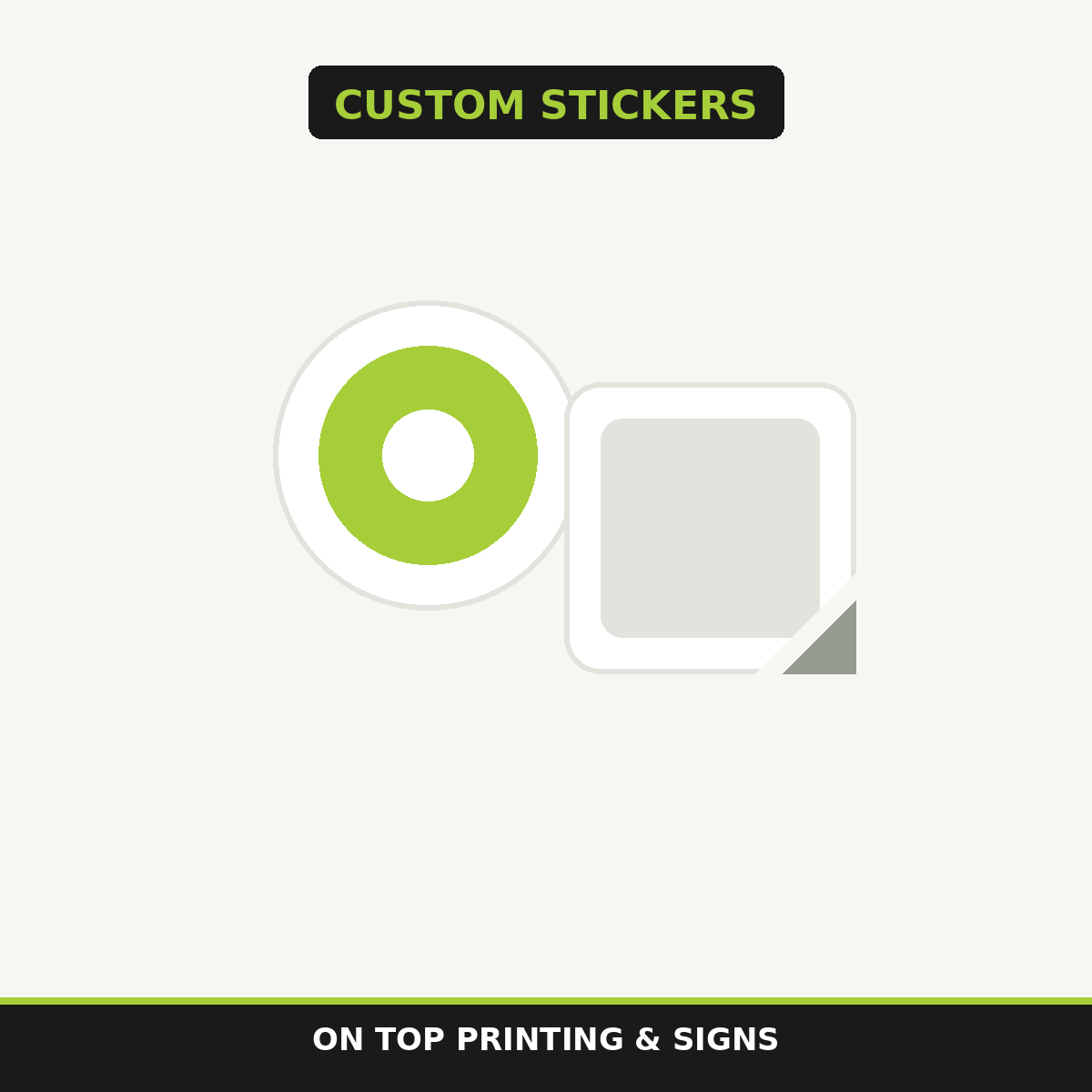 Custom Kiss-Cut Stickers